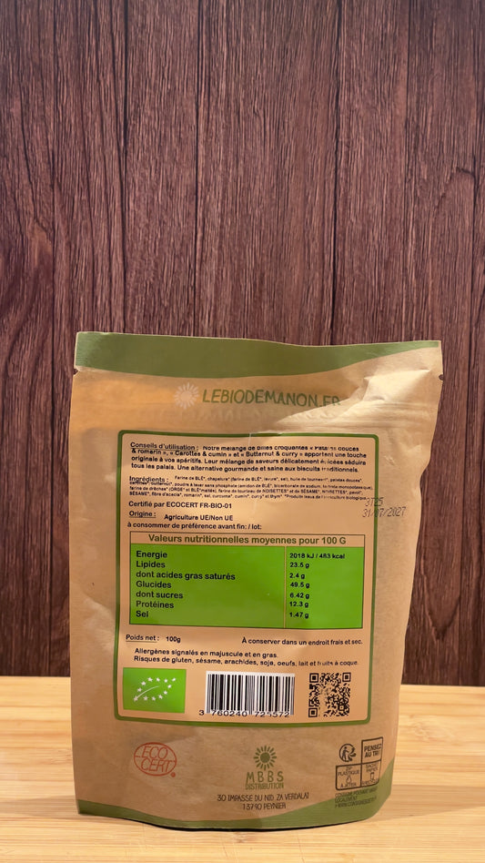 Mélange Bille apéro Carottes - Patate douce - Butternut