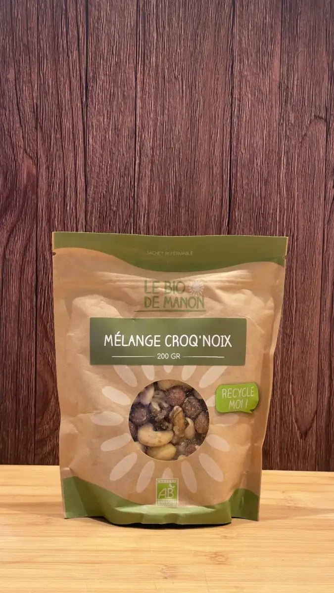 Le bio de Manon Sachet 200 g Mélange Croq'Noix