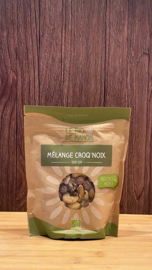 Le bio de Manon Sachet 200 g Mélange Croq'Noix