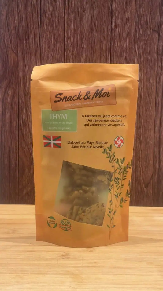 Snack & Moi Sachet 100 g Crackers au thym